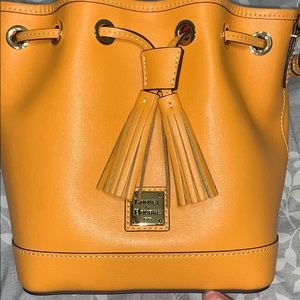 Dooney & Bourke saffiano small drawstring
